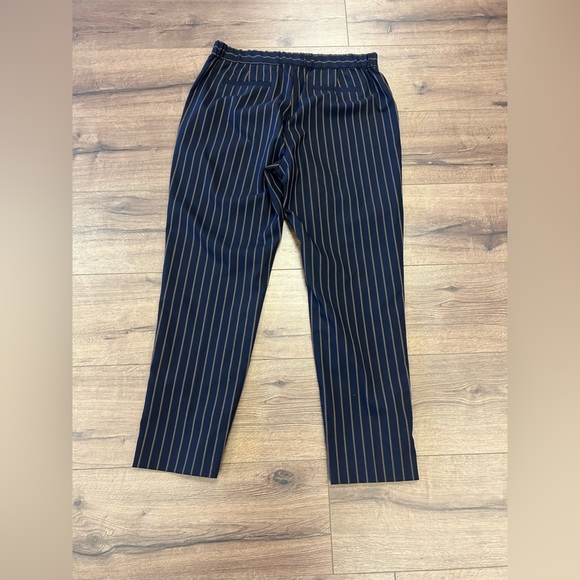 TOMMY HILFIGER WOMEN STRIPED TROUSERS IN SIZE 10 HIGH WAISTED - Picture 3 of 6
